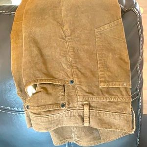 J Crew men’s cords 5 pocket Brown 38/32 Slim Straight